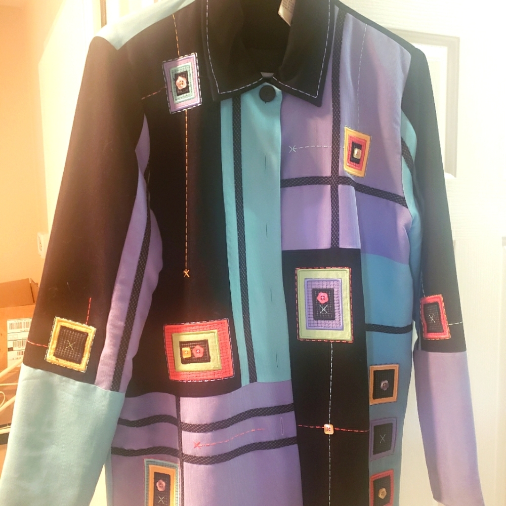 Koret patchwork multi color jacket
